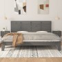 Gray pine solid wood wall bed headboard 186x3x63 cm by vidaXL, Headboards and footboards - Ref: Foro24-824755, Price: 105,95 ...