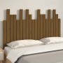 Solid pine wood wall bed headboard honey brown 127.5x3x80cm by vidaXL, Headboards and footboards - Ref: Foro24-824791, Price:...