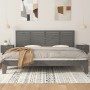 Gray pine solid wood wall bed headboard 166x3x63 cm by vidaXL, Headboards and footboards - Ref: Foro24-824750, Price: 86,16 €...