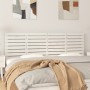 Solid white pine wood wall bed headboard 186x3x63 cm by vidaXL, Headboards and footboards - Ref: Foro24-824754, Price: 105,60...