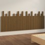 Solid pine wood wall bed headboard honey brown 204x3x80 cm by vidaXL, Headboards and footboards - Ref: Foro24-824781, Price: ...