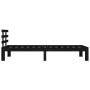 Estructura de cama individual madera maciza negra 75x190 cm de vidaXL, Camas y somieres - Ref: Foro24-814718, Precio: 78,99 €...