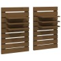 Wall table shelves 2 pcs solid honey brown pine wood by vidaXL, Shelves and shelves - Ref: Foro24-824766, Price: 67,84 €, Dis...