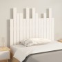 Solid white pine wood wall bed headboard 95.5x3x80 cm by vidaXL, Headboards and footboards - Ref: Foro24-824784, Price: 66,76...