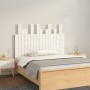 Solid white pine wood wall bed headboard 108x3x80 cm by vidaXL, Headboards and footboards - Ref: Foro24-824774, Price: 67,18 ...