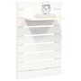 Wall table shelves 2 pcs solid white pine wood by vidaXL, Shelves and shelves - Ref: Foro24-824769, Price: 62,92 €, Discount: %