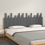 Gray pine solid wood wall bed headboard 204x3x80 cm by vidaXL, Headboards and footboards - Ref: Foro24-824780, Price: 117,99 ...