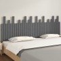 Gray pine solid wood wall bed headboard 204x3x80 cm by vidaXL, Headboards and footboards - Ref: Foro24-824780, Price: 117,99 ...