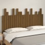 Solid pine wood wall bed headboard honey brown 146.5x3x80cm by vidaXL, Headboards and footboards - Ref: Foro24-824796, Price:...