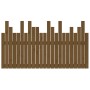 Solid pine wood wall bed headboard honey brown 146.5x3x80cm by vidaXL, Headboards and footboards - Ref: Foro24-824796, Price:...