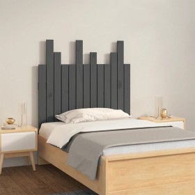 Gray pine solid wood wall bed headboard 82.5x3x80 cm by vidaXL, Headboards and footboards - Ref: Foro24-824805, Price: 54,93 ...