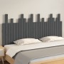 Gray pine solid wood wall bed headboard 166x3x80 cm by vidaXL, Headboards and footboards - Ref: Foro24-824810, Price: 100,99 ...