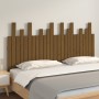 Cabecero cama pared madera maciza pino marrón miel 159,5x3x80cm de vidaXL, Cabeceros y pies de cama - Ref: Foro24-824801, Pre...