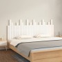 Solid white pine wood wall bed headboard 185x3x80 cm by vidaXL, Headboards and footboards - Ref: Foro24-824814, Price: 118,22...