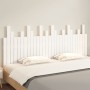 Solid white pine wood wall bed headboard 185x3x80 cm by vidaXL, Headboards and footboards - Ref: Foro24-824814, Price: 118,99...