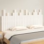 Cabecero de cama de pared madera maciza pino blanco 166x3x80 cm de vidaXL, Cabeceros y pies de cama - Ref: Foro24-824809, Pre...