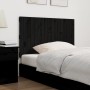 Solid black pine wood wall bed headboard 108x3x60 cm by vidaXL, Headboards and footboards - Ref: Foro24-824827, Price: 68,99 ...