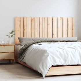 Solid pine wood wall bed headboard 147x3x60 cm by vidaXL, Headboards and footboards - Ref: Foro24-824843, Price: 69,99 €, Dis...