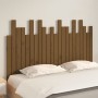 Solid pine wood wall bed headboard honey brown 140x3x80 cm by vidaXL, Headboards and footboards - Ref: Foro24-824821, Price: ...