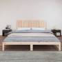 Solid pine wood wall bed headboard 204x3x60 cm by vidaXL, Headboards and footboards - Ref: Foro24-824828, Price: 94,60 €, Dis...