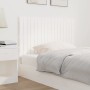 Solid white pine wood wall bed headboard 108x3x60 cm by vidaXL, Headboards and footboards - Ref: Foro24-824824, Price: 74,22 ...