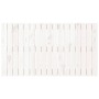 Solid white pine wood wall bed headboard 108x3x60 cm by vidaXL, Headboards and footboards - Ref: Foro24-824824, Price: 74,22 ...