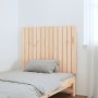 Solid pine wood wall bed headboard 82.5x3x60 cm by vidaXL, Headboards and footboards - Ref: Foro24-824853, Price: 52,45 €, Di...