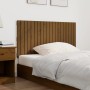 Solid pine wood wall bed headboard honey brown 127.5x3x60cm by vidaXL, Headboards and footboards - Ref: Foro24-824841, Price:...