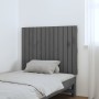 Gray pine solid wood wall bed headboard 82.5x3x60 cm by vidaXL, Headboards and footboards - Ref: Foro24-824855, Price: 37,75 ...