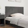 Gray pine solid wood wall bed headboard 127.5x3x60 cm by vidaXL, Headboards and footboards - Ref: Foro24-824840, Price: 76,27...