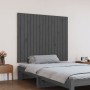 Gray pine solid wood wall bed headboard 108x3x90 cm by vidaXL, Headboards and footboards - Ref: Foro24-824875, Price: 54,47 €...