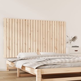 Solid pine wood wall bed headboard 159.5x3x90 cm by vidaXL, Headboards and footboards - Ref: Foro24-824898, Price: 112,99 €, ...