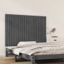 Gray pine solid wood wall bed headboard 127.5x3x90 cm by vidaXL, Headboards and footboards - Ref: Foro24-824890, Price: 94,99...