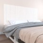 Solid white pine wood wall bed headboard 204x3x90 cm by vidaXL, Headboards and footboards - Ref: Foro24-824879, Price: 131,99...