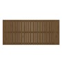 Solid pine wood wall bed headboard honey brown 204x3x90 cm by vidaXL, Headboards and footboards - Ref: Foro24-824881, Price: ...