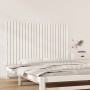 Solid white pine wood wall bed headboard 147x3x90 cm by vidaXL, Headboards and footboards - Ref: Foro24-824894, Price: 107,51...