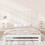 Solid white pine wood wall bed headboard 147x3x90 cm by vidaXL, Headboards and footboards - Ref: Foro24-824894, Price: 107,51...