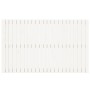 Solid white pine wood wall bed headboard 147x3x90 cm by vidaXL, Headboards and footboards - Ref: Foro24-824894, Price: 107,51...