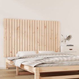 Solid pine wood wall bed headboard 147x3x90 cm by vidaXL, Headboards and footboards - Ref: Foro24-824893, Price: 103,52 €, Di...