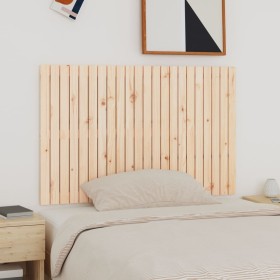 Solid pine wood wall bed headboard 140x3x90 cm by vidaXL, Headboards and footboards - Ref: Foro24-824918, Price: 94,99 €, Dis...