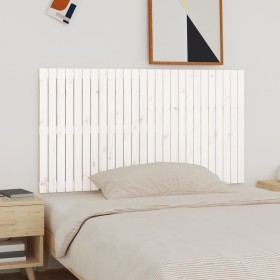 Solid white pine wood wall bed headboard 166x3x90 cm by vidaXL, Headboards and footboards - Ref: Foro24-824909, Price: 106,02...