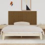 Solid pine wood wall bed headboard honey brown 185x3x90 cm by vidaXL, Headboards and footboards - Ref: Foro24-824916, Price: ...