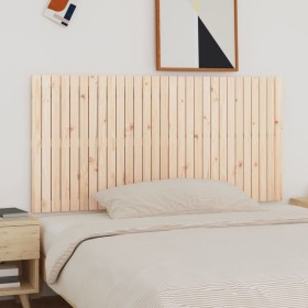 Solid pine wood wall bed headboard 185x3x90 cm by vidaXL, Headboards and footboards - Ref: Foro24-824913, Price: 123,99 €, Di...