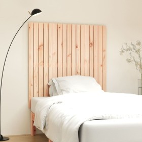 Solid pine wood wall bed headboard 108x3x110 cm by vidaXL, Headboards and footboards - Ref: Foro24-824923, Price: 76,97 €, Di...