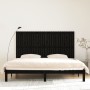 Black pine solid wood wall bed headboard 204x3x110 cm by vidaXL, Headboards and footboards - Ref: Foro24-824932, Price: 179,9...