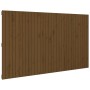 Solid pine wood wall bed headboard honey brown 204x3x110 cm by vidaXL, Headboards and footboards - Ref: Foro24-824931, Price:...