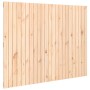 Cabecero de cama de pared madera maciza de pino 146,5x3x110 cm de vidaXL, Cabeceros y pies de cama - Ref: Foro24-824943, Prec...