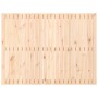 Cabecero de cama de pared madera maciza de pino 146,5x3x110 cm de vidaXL, Cabeceros y pies de cama - Ref: Foro24-824943, Prec...