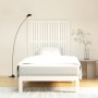 Solid white pine wood wall bed headboard 108x3x110cm by vidaXL, Headboards and footboards - Ref: Foro24-824924, Price: 104,67...