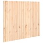 Cabecero de cama de pared madera maciza de pino 127,5x3x110 cm de vidaXL, Cabeceros y pies de cama - Ref: Foro24-824938, Prec...